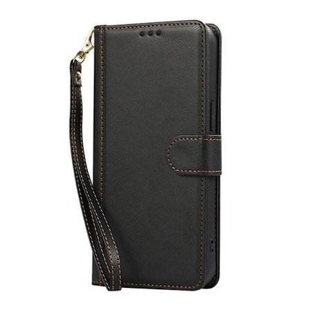 (For Samsung A32 4G) Lær Lommebokdeksel med Kortspor og Magnet