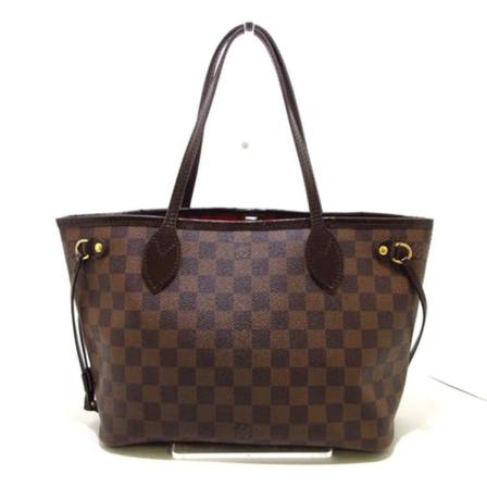 Louis Vuitton Vintage Pre-owned Canvas Neverfull Brun, Dame Vintage Tasker, Størrelse: ONE Size