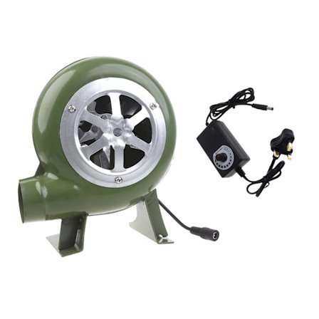 BBQ Vifte Elektrisk Blåser UK Adapter for Kullild Smedjer Blåser