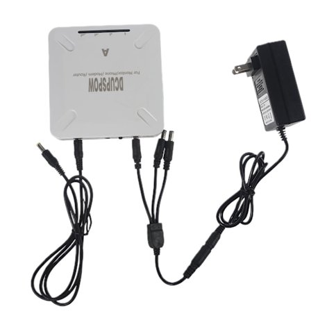 4-porttia USB 5V 2A+12V 2A 13200mah Mini UPS keskeytymätön power DVR:lle, CCTV-kameralle, reitittimelle, matkapuhelimelle ja muille