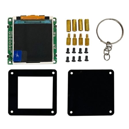 Desktop 1,44-tommers LCD-skærm Base på ESP32 C3 Udviklingskort Hurtig behandling til DIY-projekt 128x128 Display Uden batteri