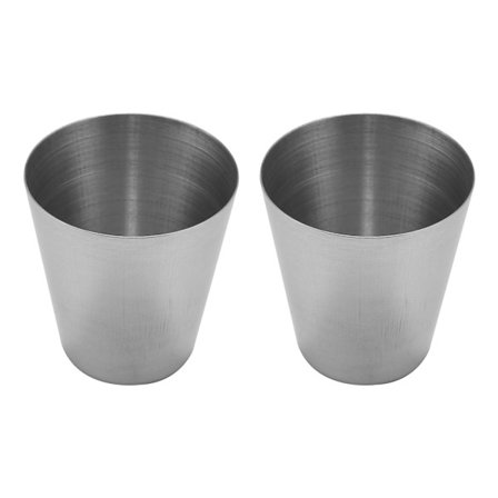 2 st 35 ml rostfria vinglas