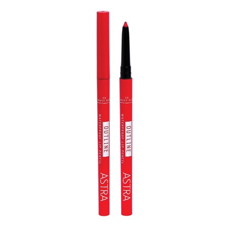 ASTRA MAKEUP OUTLINE WATERPROOF lip pencil 0005 - MUST RED 0,35g - Matita labbra
