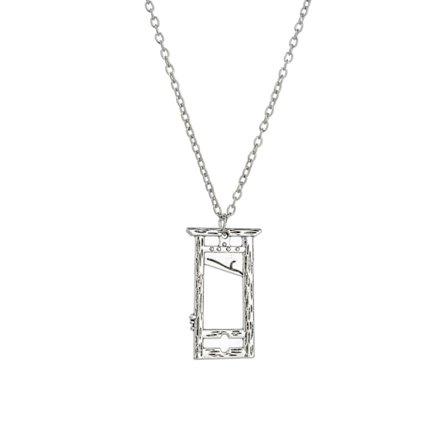 Halloween Guillotine Halskæde - Halloween Halskæde i Gotisk Horror Stil til Kvinder, Halloween Halskæde Gave til Piger og Børn