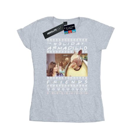 Friends Dam/Damer Fair Isle Holiday Armadillo Bomull T-Shir