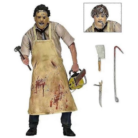 Texas Motorsav Massakren Ultimative Leatherface Film Action Figur Sæt Fans Gave Halloween Indendørs Ornament