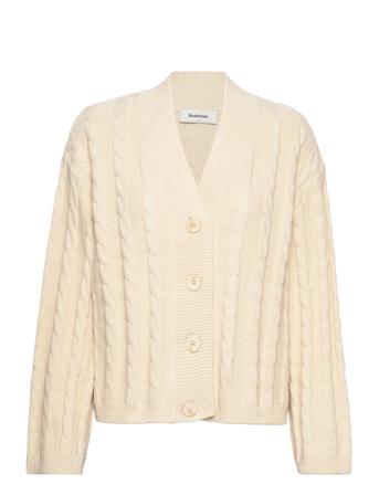 Alicemd Cardigan Cream Modström