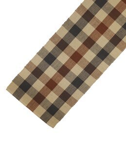 Løber Tore ternet Terracotta