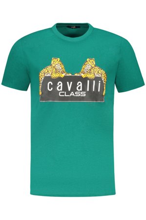 Cavalli Class T-shirt Maniche Corte Uomo Verde