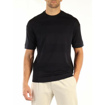 Emporio Armani, T-Shirts Zwart, Heren, Maat:L,Katoen