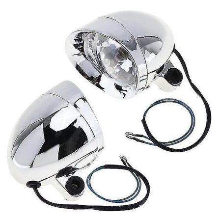 2 stk. Motorcykel Spot Lampe Vintage Tågelygte Til Harley Davidson
