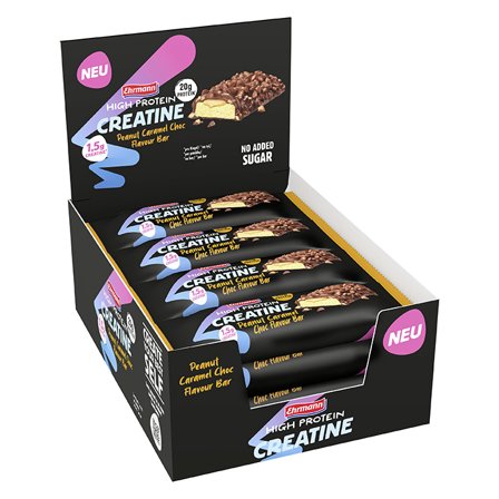 12 x Ehrmann High Protein Creatine Bar 60 g Peanut Caramel Choc