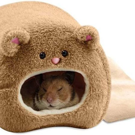 Kælehytte til rotter, vinter lille legeseng, blødt hus bur rede KLB