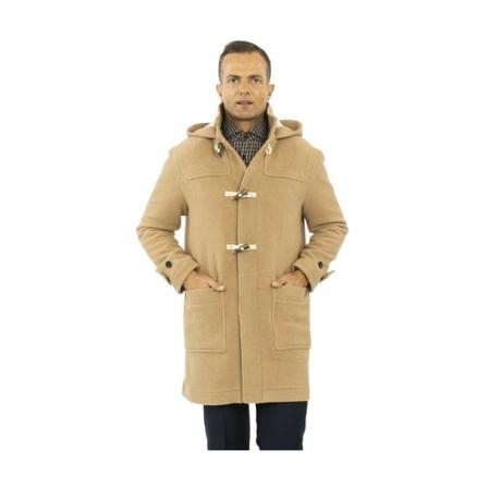PS By Paul Smith Single-Breasted Coats Brun, Herre Uldfrakker