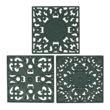 Värmebeständiga Silikonunderlägg för Kokplattor, Multifunktionella, Anti-Brännskada