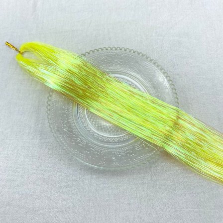 Peruk Hårförlängning GUL