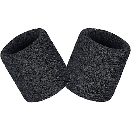 Handledsskydd svettband handled män kvinnor 2 st sport svettband för gym sport tennis löpning träning basketboll fukttransporterande (storlek: 3,15 x 