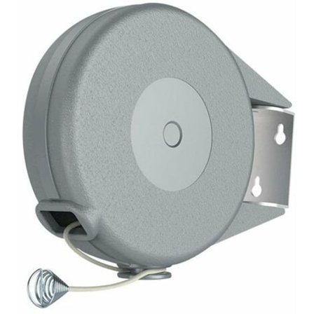 Vægmonteret Tørrestativ, Enkelt Række Tøjstativ, Gratis Forlængelse og Tyk Tøjline Uden At Bore, Grå