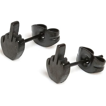 10 par Punk-stil lange finger øreringe, seje øreringe, øreringe til mænd, allergivenlige, til venner, elskere, familier