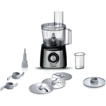 Bosch Foodprocessor, 800 W, vendbar skæreskive - Sort | KitchenOne