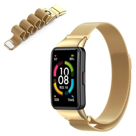 Honor Band 6 milanese klockarmband i rostfritt stål - Guld