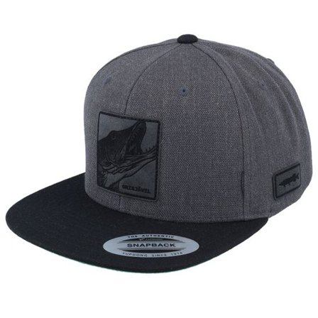 Skillfish - Grå snapback Keps - Grisjävel Laser Charcoal/Black Snapback @ Hatstore