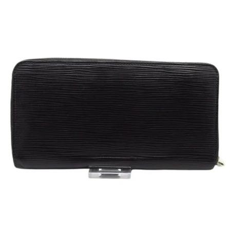Louis Vuitton Vintage, Pre-owned Leather wallets Zwart, Dames, Maat:ONE Size