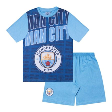 Manchester City FC Pojkar Foden 47 Sublimerad Kort Pyjamasset 2-