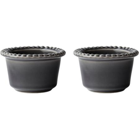 PotteryJo Daria 12 cm serveringsskål 2 stk, clean grey | KitchenOne