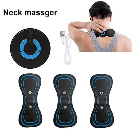 3 stk. Elektrisk Nakkemassager Pude