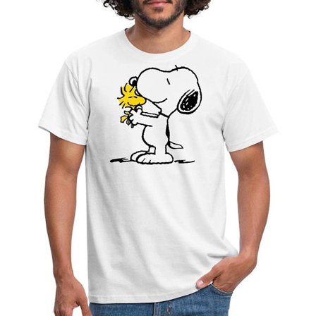 Fzggvpeanuts Snoopy ja Woodstock miesten t-paita