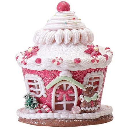 Julelys LED Peberkagehus Lyser Op Peberkagehus Bord Dekoration Juleferie Dekoration,B