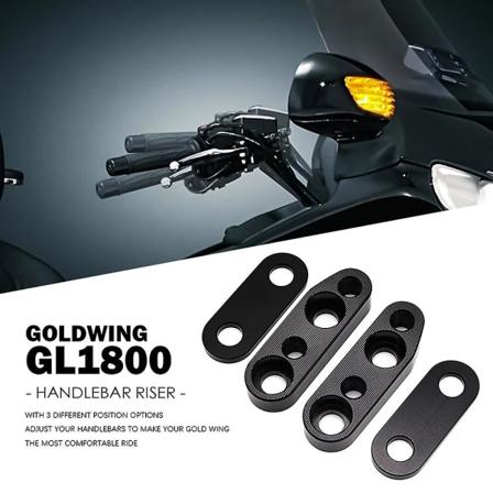 2024 hett säljande motorcykelstyre för Honda Goldwing GL1800 Tillbehör GL 1800 delar F6B 2001-2017 Stångklämmor Adapter GL1800 fw B