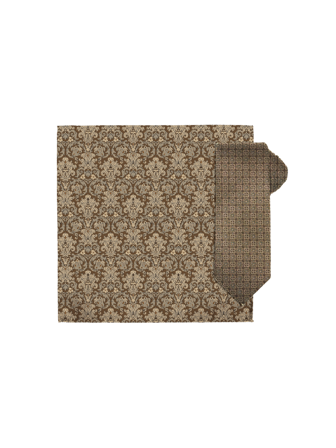 Santi silkeslips og lommetørkle