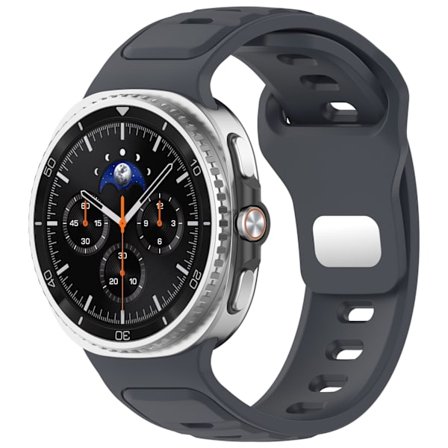 Armband för Samsung Galaxy Watch 8/Watch 8 Classic Enfärgat armband (Mörkgrå)