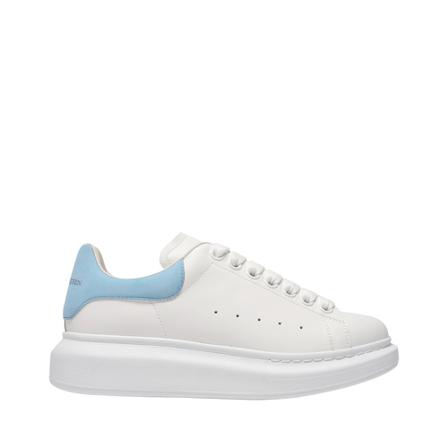 Alexander McQueen Oversized Sneakers in Leather Hvid, Dame, Størrelse: 35 EU
