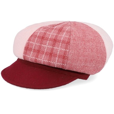 Seeberger - Red - vega - Cap - Patchwork Red Balloon Vega Cap - Hatstore