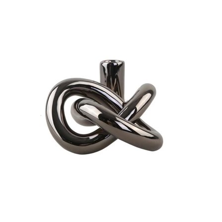 COOEE Lykke One Lysestake_Mørk Sølv