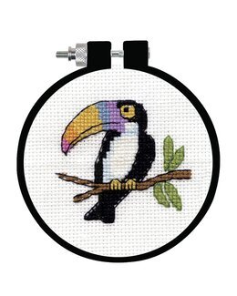 Broderikit Tavla Toucan - Design Works Crafts
