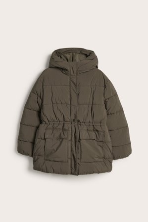 Kappahl | Pufferjakke med snor | Brun