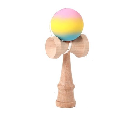 Gradient Kendama Professionel Kvalitet, Trægreb, Træ, 16cm