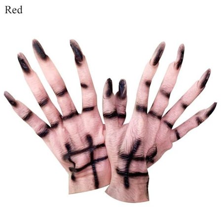 Cosplay hansker hansker med klør RØDE