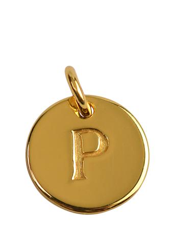 Beloved Mini Letter Gold Halskæde Hængesmykke Guld Syster P