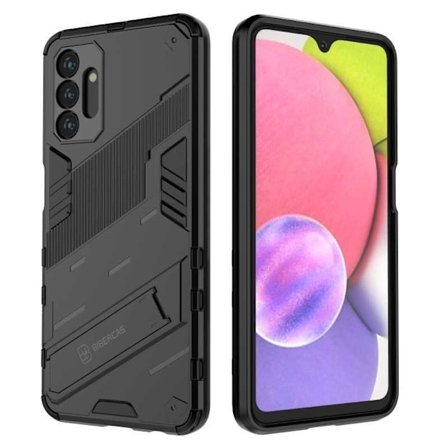 Samsung A14 5G/4G iskunkestävä suojus jalustalla ThinArmor V2