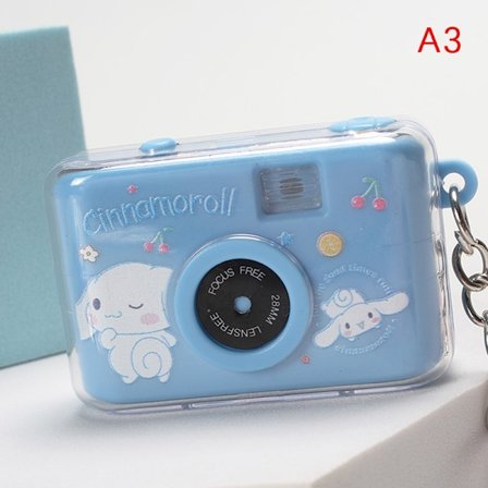 Sanrio Kuromi Melody Cinnamoroll Mini Camera Car Nyckelring A3