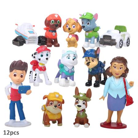 12PCS Paw Patrol Team Actionfigur Fans Presentkollektion 12PCS