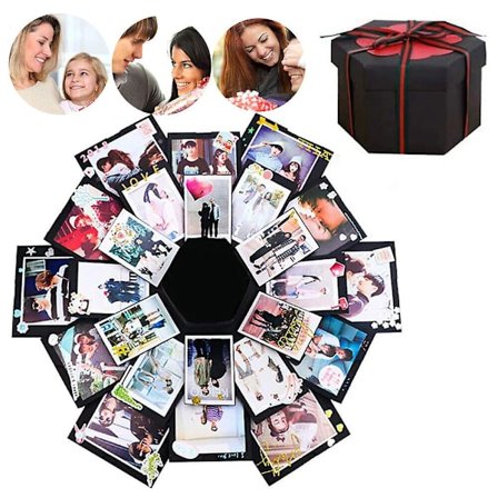 50% AVSLAG, Overraskelsesboks med eksplosjon, kjærlighetsminner, DIY fotoalbum til jubileum, bursdag, gave