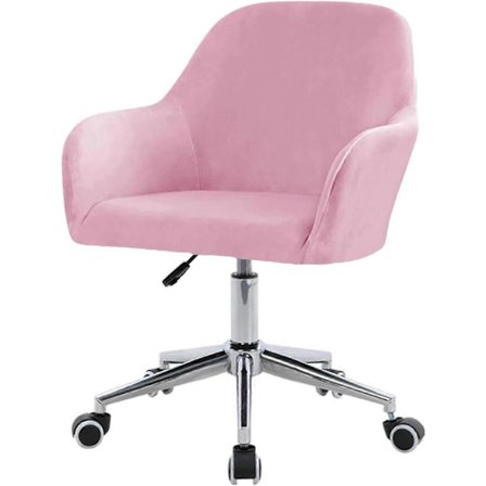 Sett med 1/2/4/6 Velvet Kontorstol Trekk med Armlener, Svingbar Buet Rygg Spisestue Skrivebord Stol