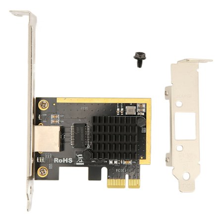 2,5 Gbps PCIe Ethernet Nettverkskort Full Half Duplex Stabil Overføring for PC Stasjonær