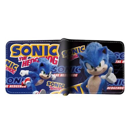 Sonic the Hedgehog PU Læderpung Kort Etui B
